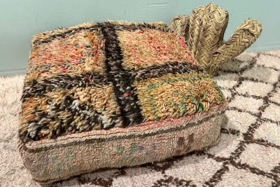 Marokkaanse Poef 60cm x 60cm x 25cm nr: 44046 vulling is inclusief!