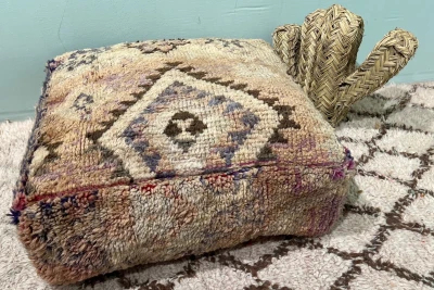 Marokkaanse Poef 60cm x 60cm x 25cm nr: 44058