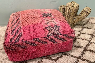 Marokkaanse Poef 60cm x 60cm x 25cm nr: 44060