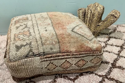 Marokkaanse Poef 60cm x 60cm x 25cm nr: 44064