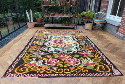 Rozenkelim authentiek, handgeweven in Moldavië 18164 312cm x 202cm