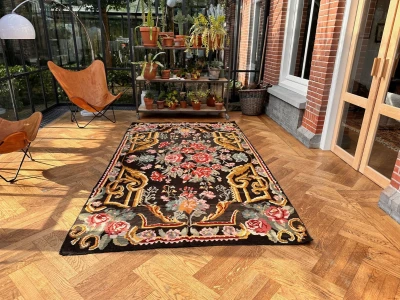 authentieke Rozenkelim  uit Moldavie 4016 307cm x 171cm
