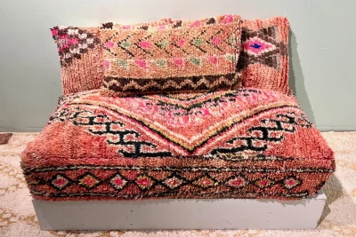 Marokkaanse Poef XL 120cm x 60cm x 25cm nr: 67012 