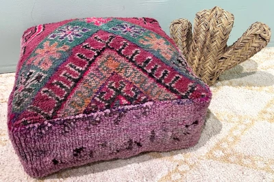 Moroccan Pouf No. 21114 60cm x 60cm x 25cm including filling
