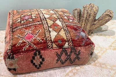 Moroccan Pouf No. 21109 60cm x 60cm x 25cm including filling