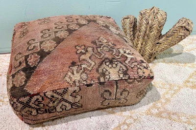 Moroccan Pouf No. 21125 60cm x 60cm x 25cm including filling
