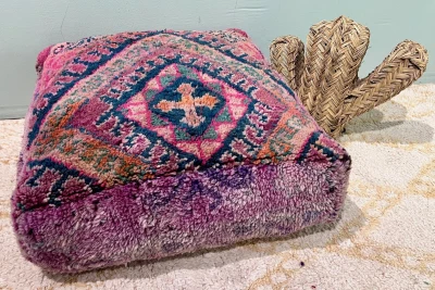 Moroccan Pouf No. 21123 60cm x 60cm x 25cm including filling