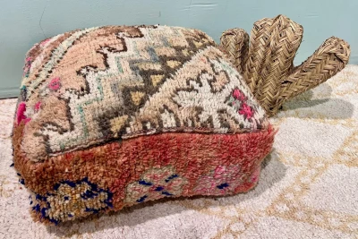 Moroccan Pouf No. 21118 60cm x 60cm x 25cm including filling