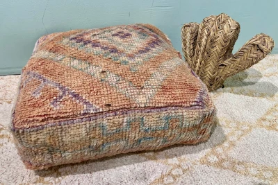 Moroccan Pouf No. 21132 60cm x 60cm x 25cm including filling