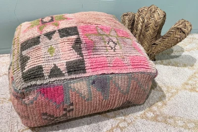 Moroccan Pouf No. 21133 60cm x 60cm x 25cm including filling
