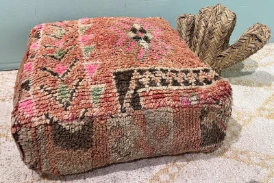 Moroccan Pouf No. 21116 60cm x 60cm x 25cm including filling