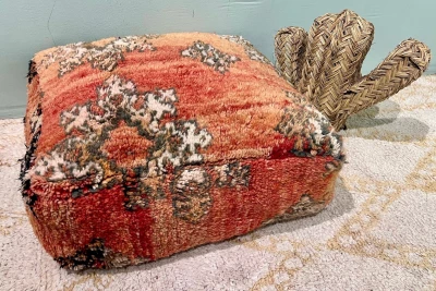 Moroccan Pouf No. 77105 60cm x 60cm x 25cm including filling