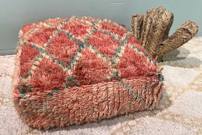 Moroccan Pouf No. 77111 60cm x 60cm x 25cm including filling
