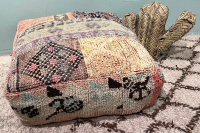 Marokkaanse Poef nr.55104 60cm x 60cm x 25cm