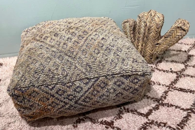 Marokkaanse Poef nr.55112 60cm x 60cm x 25cm