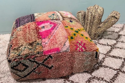 Marokkaanse Poef nr.55113 60cm x 60cm x 25cm