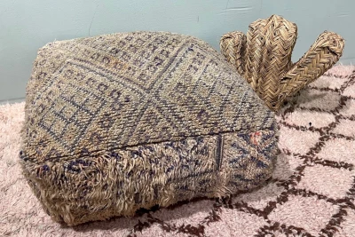 Marokkaanse Poef nr.55117 60cm x 60cm x 25cm