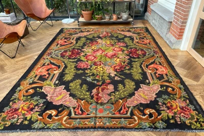 Rozenkelim authentiek, handgeweven in Moldavië 11069 317cm x 234cm