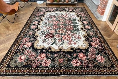 Rozenkelim authentiek, handgeweven in Moldavië 10840 352cm x 234cm