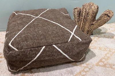 Marokkaanse Poef nr.94033 60cm x 60cm x 25cm incl. vulling