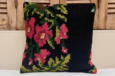 rozenkelim kussen nr.18127 50cm x 50cm incl binnenkussen 