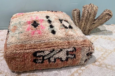 Marokkaanse Poef nr.77808 60cm x 60cm x 25cm incl. vulling