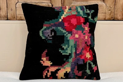 rozenkelim kussen nr.19104 40cm x 40cm incl binnenkussen 