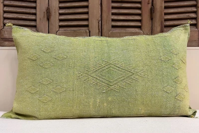 Sabra Kussen uit Marokko groen 100cm x 50cm incl vulling nr.56226