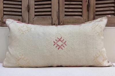 Sabra Kussen uit Marokko beige 100cm x 50cm incl vulling nr.56241