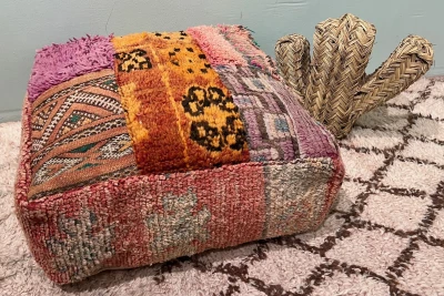 Marokkaanse Poef nr.55167 60cm x 60cm x 25cm