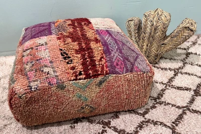 Marokkaanse Poef nr.55172 60cm x 60cm x 25cm