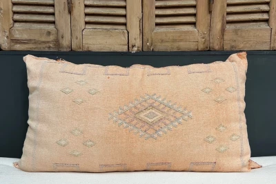 Sabra Kussen uit Marokko oranje 100cm x 50cm incl vulling nr. 91227