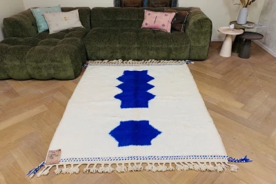 Beni ouarain met blauw 23146 206cm x 147cm 