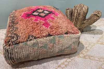 Moroccan Pouf No. 47013 60cm x 60cm x 25cm including filling