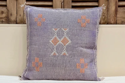 Sabra Kussen uit Marokko paars 45cm x 45cm incl vulling nr.94023