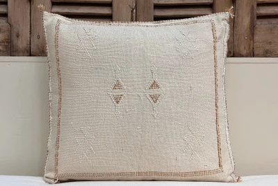 Sabra Kussen uit Marokko beige 45cm x 45cm incl vulling nr.94044