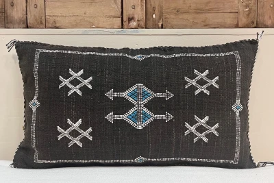 Sabra Kussen uit Marokko bruin 60cm x 40cm incl vulling nr.61162