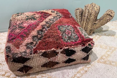 Moroccan Pouf No. 47039 60cm x 60cm x 25cm including filling