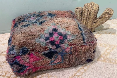 Moroccan Pouf No. 47039 60cm x 60cm x 25cm including filling