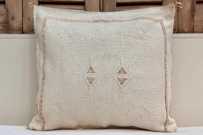 Sabra Kussen uit Marokko beige 45cm x 45cm incl vulling nr.94052