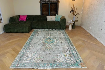 Vintage vloerkleed 57640 300cm x 187cm