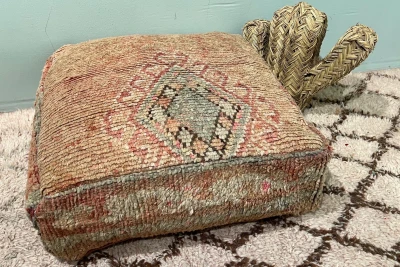 Marokkaanse Poef 60cm x 60cm x 25cm nr: 44074