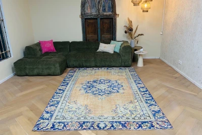 Vintage vloerkleed 59639 260cm x 190cm