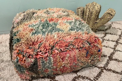 Marokkaanse Poef 60cm x 60cm x 25cm nr: 44075