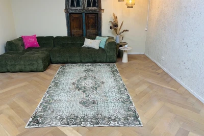 Vintage vloerkleed 59627 270cm x 160cm