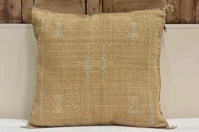 Sabra Kussen uit Marokko bruin 45cm x 45cm incl vulling nr.64089