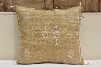 Sabra Kussen uit Marokko bruin 45cm x 45cm incl vulling nr.64090