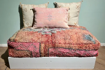 Marokkaanse Poef XL 120cm x 60cm x 25cm nr: 67004