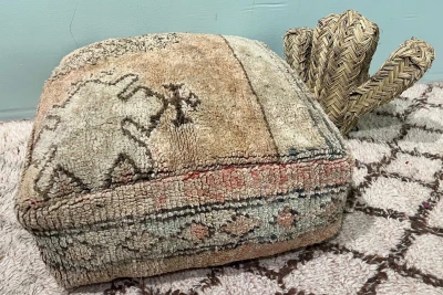 Marokkaanse Poef nr.44111 60cm x 60cm x 25cm