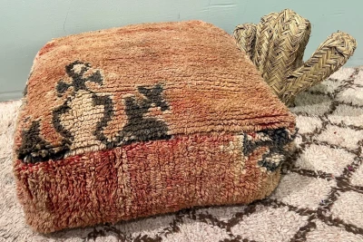 Marokkaanse Poef nr.44114 60cm x 60cm x 25cm